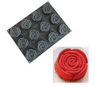 Stampo in Silicone Rosa La Vie En Rose PX4386 Pavoni Monoporzioni