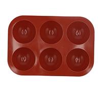 Stampo in silicone semisfera piccola e media, stampo in silicone a mezza sfera per uso alimentare antiaderente per preparare gelatina, mousse a cupola per torta al cioccolato (6 piccoli semicerchi)