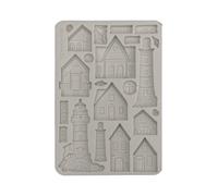 Stamperia KACMA577 - Stampo in silicone, 14,8 x 21 x 0,7 cm, colore: Grigio