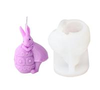 Stampo in silicone - Silicone, 3,39 x 2,6 in Easter Mold Reusable Candle & Resin Casting Tool | Heat-Resistant DIY Crafting Molds, Holiday Decor, Easter Candle Molds for Wax, Plaster, Epoxy Art