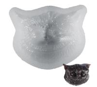 Stampo In Silicone Testa Di Gatto Flessibile Liscio Antiaderente