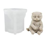Stampo in silicone unico in gesso ornamento 3D candela resina stampo gatto