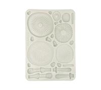 Stamperia - Silicon Mould A5 for Scrapbooks, Bullet Journals and More, Non-Stick Surface, Suitable for Air-Dry Clay, Resin and More, Perfect for Crafts and Gifting (Whispering Woods, Mushrooms 3D)