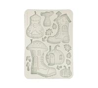 Stampo in Silicone Whispering Woods stivali e casetta zucca
