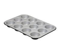 Stampo Inox antiaderente Muffin 12P (35x27cm) SILVER ELEGANCE Grigio 79912