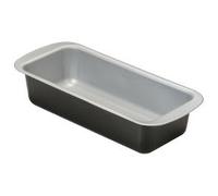 Guardini, Stampo plumcake 30x11 cm, Acciaio con rivestimento antiaderente, Nero e Argento, Made in Italy, Linea Silver Elegance