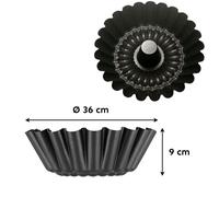 Stampo Alluminio Pressofuso Tortiera Alkoy cm 26 Teglia Torta Dolce Purple Cake