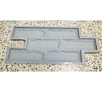 STAMPO MATRICE CALCO GOMMA FINTA PIETRA RICOSTRUITA RIVESTIMENTO GESSO CEMENTO