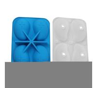 Stampo Mousse Silicone a 4 Cavità 3D Facile Sformatura