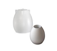 Stampo multifunzionale per base candela, design a forma uova, stampi decorativi per candelieri, per realizzare portacandele e stampi base in silicone alimentare