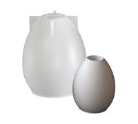 Stampo multifunzionale per base candela, design a forma uova, stampi decorativi per candelieri, per realizzare portacandele e stampi artigianali in silicone alimentare base