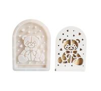 Stampo multifunzione in silicone a forma di orso, realizzato a mano, adatto per una selezione efficiente e facile da rilasciare