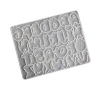 Stampo multiuso a forma di lettera di gatto, facile da sciogliere, perfetto per sapone, cera e cioccolato, forma flessibile