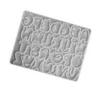Stampo multiuso con ciondolo a forma di lettera di gatto, facile rilascio, in silicone, perfetto per sapone, cera, cioccolato, decorazione, gioielli, ciondoli