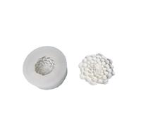 Stampo multiuso in silicone a forma di peonia, riutilizzabile per progetti fatti a mano e artistici a forma di peonia