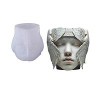 Stampo multiuso in silicone con effetto seta, ideale per la lavorazione della resina e progetti in fibra naturale, contenitore decorativo per piante