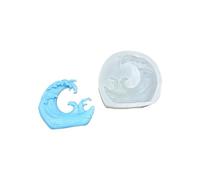 Stampo multiuso in silicone con nuvole tradizionali in bambù marino, lavabile in lavastoviglie, 12 70 g di peso, stampo in silicone con nuvole di buon auspicio, onde