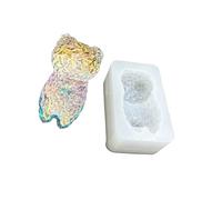 Stampo multiuso in silicone per decorazioni e ricordi a forma di gatto, adatto per resina, cera, sapone, gesso e stampo per gioielli in cemento