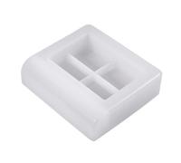 Stampo multiuso in silicone per scatola portagioie quadrata/semicerchio per gli appassionati di artigianato