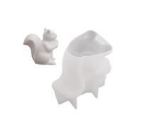 Stampo multiuso in silicone per scoiattoli, cestino portatile per resina artistica e intonaco
