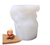 Stampo Natalizio - Per La Colata Di Resina E Lavorazioni Con Argilla,Stampo per Candele Natalizie in Silicone | Per Artigianato Argilla, Vacanze, Ringraziamento, Inverno, Creazione, Compleanno, Tavolo