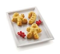Stampo Natalizio Silicone Gingerbread Man - Omino Pan di Zenzero - SILIKOMART