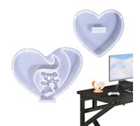 Stampo ornamentale a forma di cuore, stampo in silicone a forma di cuore