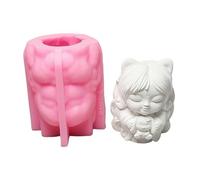 Stampo Ornamentale Silicone Per Nove Volpi Code A Forma Ragazza A Forma Figurina Decorazione Gioielli Gesso Per Le Forniture Creative Dessert