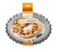 DECORA STAMPO CROSTATA OVALE DESIGN 29cm FONDO MOBILE 0075055