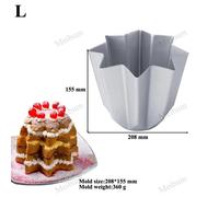 STAMPO PANDORO A FORMA DI STELLA PANETTONE TORTA NATALIZIA IN ALLUMINIO CUCINA