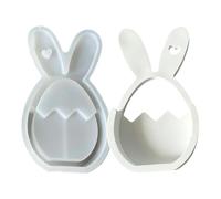 Stampo pasquale - Coniglietto facile rilascio primavera Craft Supplies | in silicone per uova di Pasqua decorazioni per le vacanze | Resina epossidica gesso decorazione casa partito
