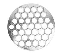 Stampo Pelmeni in Alluminio, 37 Fori, per Ravioli Russi, Nero, Stampi per Dumplings e Pelmeni - Design Facile da Usare, Pulizia Rapida, Ideale per Casalinga e Professional (Argento)