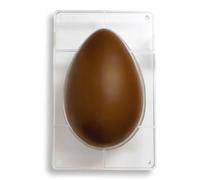 Stampo per 1 Uovo di cioccolato da 1Kg in policarbonato Decora 33 x 21,5 cm