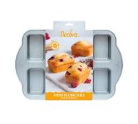 Stampo per 8 mini plumcake da 9,5x6,3cm in metallo antiaderente Decora