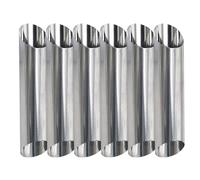 Stampo per a forma di, 6 pezzi, forma di, tubo, riutilizzabile, per principianti, per ristoranti, panetterie, caffetterie, caffè