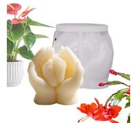 Stampo per a forma di piedi con mano - Stampo flessibile in silicone per cera, kit fai da te per realizzare fai da te con forma dettagliata, decorazione per la casa, la cameretta dei