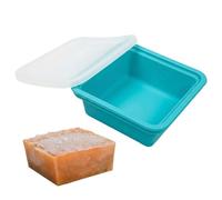 Stampo per Alimenti in Silicone per Congelatore | 500ml, Impermeabile, Lavabile in Lavastoviglie | Contenitori per Alimenti da Congelatore, Zuppe, Salsa | per Cucina, Campeggio, Viaggio, Casa