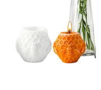 Stampo per alveare - Artigianato per candele in silicone riutilizzabile | Strumento per la produzione di candele pilastro d'api, kit di arte a rilascio morbido, stampo creativo per progetti di studio