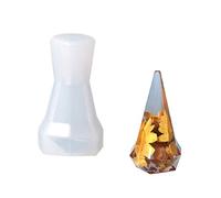 Stampo per anelli a cono Stampo in resina a piramide di cristallo Stampo in silicone epossidico per stand espositore per gioielli che fanno stampi in resina a cono