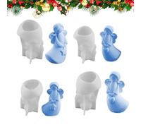 Stampo per angelo 3D - Stampo per candele in silicone 3D Angel Design Set di artigianali | Ideale per decorazioni natalizie Produzione fai da te Regalo Decorazione fatta a mano