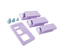 Stampo per argilla a forma di goccia d'acqua, strumento per lavori artigianali, adatto per perline di 3 dimensioni per creare gioielli in argilla