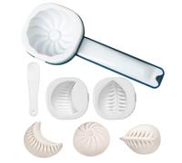 Stampo per Bao - Strumento per pasticceria manuale per modellare Baozi e ripieni con design uniforme, stampo semplice per risultati uniformi e bordi puliti, mezzi di vita