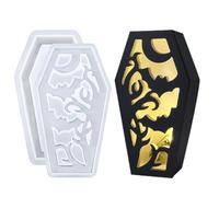 Stampo Per Bara Di Halloween,Stampo Tenebroso per Paralume in Resina | Pressofusione Manuale Per Schermi Di Lampada Di Halloween In Camera Da Studio Sala Da Pranzo Soggiorno