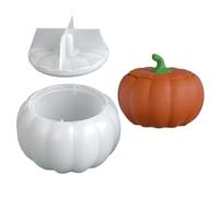 Stampo per barattoli in resina a forma di zucca, per candele e vasetti | Stampi in resina epossidica per la decorazione della tavola di cena del partito di vacanza della stanza domestica