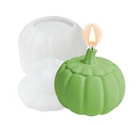 Stampo per barattolo in resina di zucca | Stampi in silicone 3D per barattoli di di zucca di Halloween con coperchio | Stampi in silicone per vasetti di, stampi per di per stampi in resina