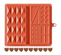 Stampo Per Barrette Di Cioccolato | In Silicone Per La Realizzazione Di Cioccolato | Stampo Per Dolci | Utensili Per Cottura Per Pasticceria Casa Fattoria Caffè Ristorante Panificio Hotel