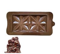 Stampo Per Barrette Di Cioccolato In Silicone - Stampo Per Cioccolato In Silicone Rettangolare, Da Forno Antiaderente,Per Natale Compleanno Dessert Biscotto Torta Cottura Compleanno