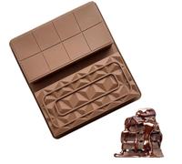 Stampo Per Barrette Di Cioccolato | Stampo In Silicone Per Biscotti | Per Dolci E Ghiaccioli Per Adulti E Bambini Festa Compleanno Natale | Decorazione Torte Party Cottura