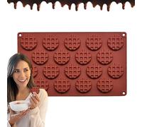 Stampo per barrette di cioccolato, stampo in silicone per cioccolatini con 18 griglie per barrette di cioccolato, stampo a semisfera, strumenti da forno, stampo per gelatina per decorazione di torte