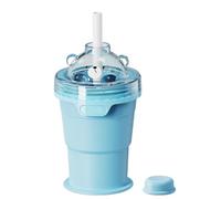 Stampo per bicchiere con coperchio, refrigeratore di vino, pieghevole e | Stampo per palline di ghiaccio per viaggiatori, barman, casa, campeggio, spiaggia, picnic, viaggi, strada, piscina, camper
